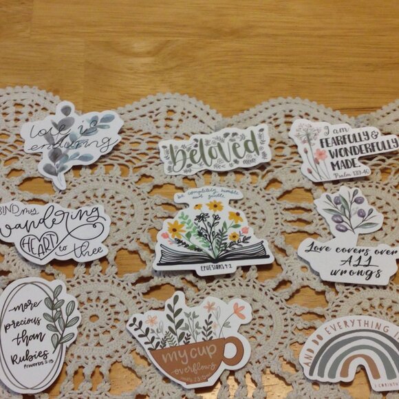 Bible Quotes and Christian Inspiration Stickers Bundle - Picture 2 of 6